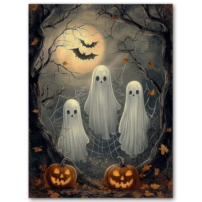 SUJINMEI Ghosts Paint by Numbers Kit for Adults Without Frame 16X20 inch - color: MT23072-US