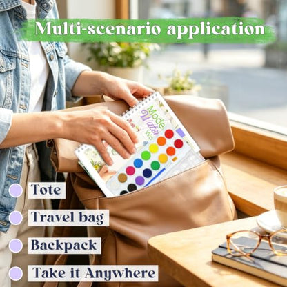 Beginners Watercolor Workbook for Adults, Step-by-Step Coloring Book Set - style: Bouquet