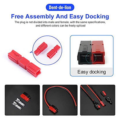 45A Quick Connect Batterie Battery Connector Modular Power Connectors Quick Disconnect 10 Pair,AWG10-12