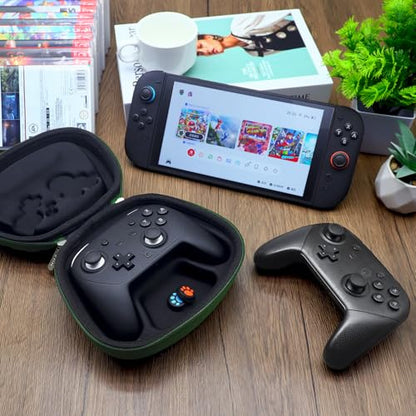 sisma Carrying Case Compatible with Nintendo Switch 2 Pro Controller, Buttons & Joysticks Full Protection, Hard Shell Original Switch Controller Travel Storage Case, Armygreen - color: Armygreen Special Edition