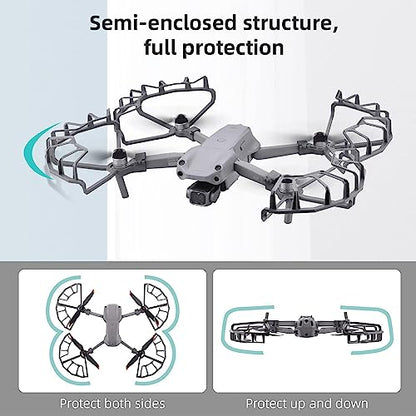 Propeller Guard for DJI Air 2S/Air 2 Quick Release Prop Blade Guard Professional DJI Mavic Air 2 Series Drone Accessories Grey
