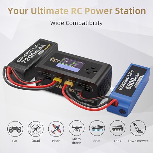 Gens ace iMars D300 Plus Dual Channel 1-6S Smart LiPo Battery Charger