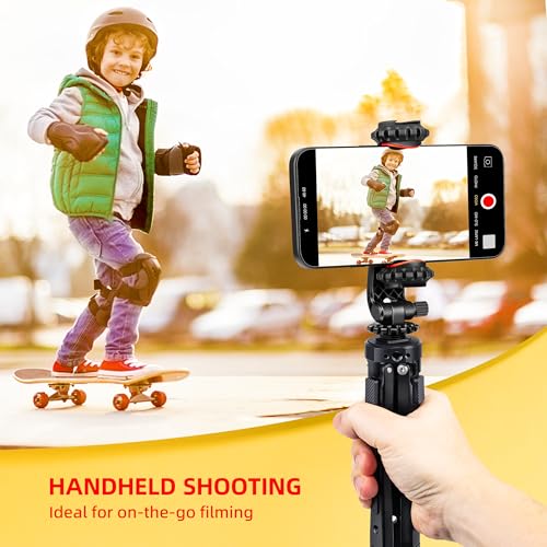 Zeadio Heavy Duty Mini Metal Tripod Stand - Universal Small Table Tripod for Camera, Gimbal, Action Cam, Camcorder, Microphone, LED Light, etc(40kg/88lb Load) - style: Basic Version