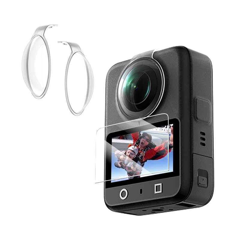 Screen Protector+Lens Guard for DJI OSMO 360, Camera Lens Protector Anti-Scratch PC Lens Cover for OSMO 360 Accessories