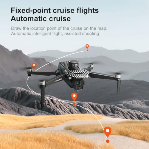 GPS Drone with 4K UHD EIS Camera for Adults, Foldable Quadcopter for Adults