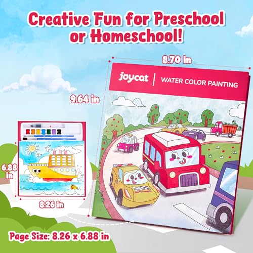 JoyCat Paint with Water Coloring Books for Toddlers (Transportation) - style: Transportation