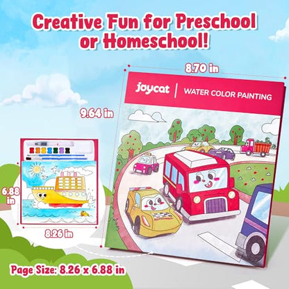 JoyCat Paint with Water Coloring Books for Toddlers (Transportation) - style: Transportation