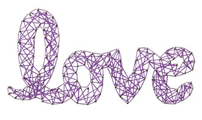 String Art: Turn string and pins into works of art - size: Medium