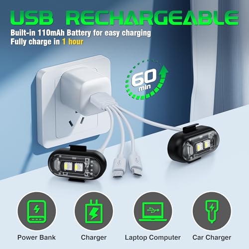 Wireless 4 Pcs RGB LED Aircraft Strobe Lights with Remote Control - color: 4Pcs