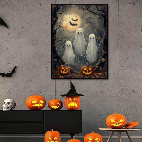 SUJINMEI Ghosts Paint by Numbers Kit for Adults Without Frame 16X20 inch - color: MT23072-US