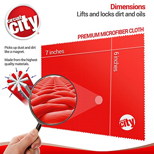 Circuit City 8 Piece Professional Cleaning Kit for DSLR, Mirrorless, Compact Digital Cameras and Lenses
