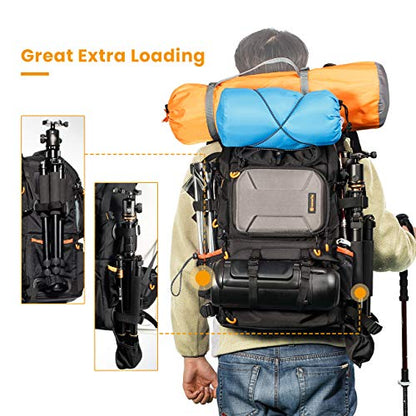 TARION 2 Bags in 1 Professional Extra Large Camera Backpack 27L PB01 - style: Pb-01 (27 Liters)