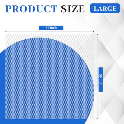 FSWCCK Mesh Fabric, Soft Mesh Netting Slightly Stretchy for Shopping Bag, Backpack Pocket and Netting Clothes - color: White