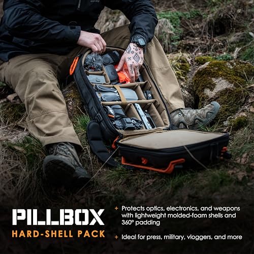 Hazard 4 Pillbox Impact-Resistant Hardshell Camera & Drone Backpack with External Mounting System for Photographers, Content Creators & Drone Pilots - Grayman - color: Grayman