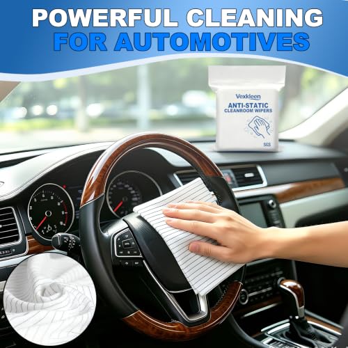 9" x 9" Anti-Static & Microfiber Wipes (50 Pcs, 200GSM) - size: 9" x 9" (Pack of 50)