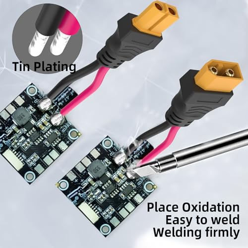 1 Pair XT60 Female Male Pigtal 2.8 inch 12AWG XT60 Connector - style: XT60 Male+Female cable
