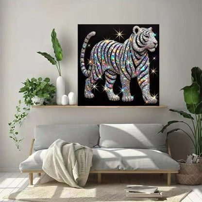 Tiger 5D Diamond Painting Kits for Adults Beginners,Arts Craft for Adults