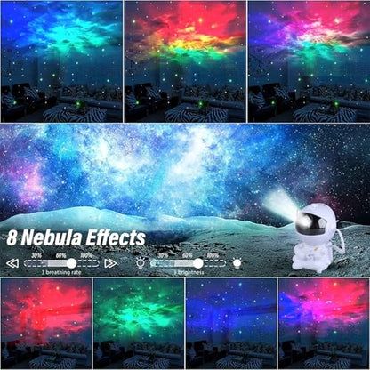 YXQUA Astronaut Galaxy Star Projector for Kids, White Guitar - color: White Guitar
