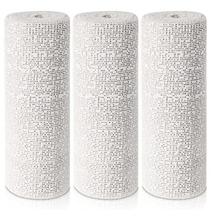 45ft - 211ft Plaster Cloth Rolls White Gauze Strips Wrap Bandages for Craft Belly Cast Mask Making Body Molds Scenery Art(8inch x 45 Feet, White) - size: 8 Inch x 45 Feet