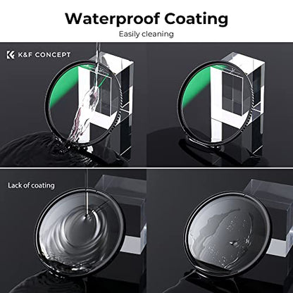 K&F CONCEPT 37mm MC UV Protection Lens Filter with 24-Layer Multi-Coated - size: 37mm