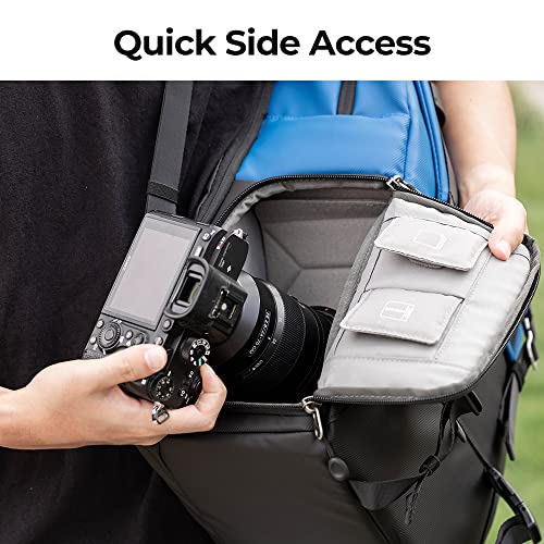 K&F CONCEPT Camera Backpack, 20L Camera Bags for Photographers - color: 05-blue