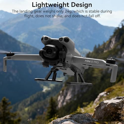 Mini 5 Pro Landing Gear - Foldable Landing Legs Quick Release Height Extension Kit for DJI Mini 5 Pro Drone Accessories