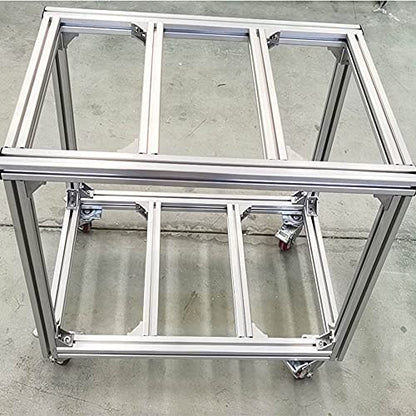 4pcs 250mm T Slot 2020 Aluminum Extrusion European Standard Anodized Linear Rail for 3D Printer Parts and CNC DIY Silver(9.85inch) - color: Silver, size: 4PCS 250mm(9.85'')