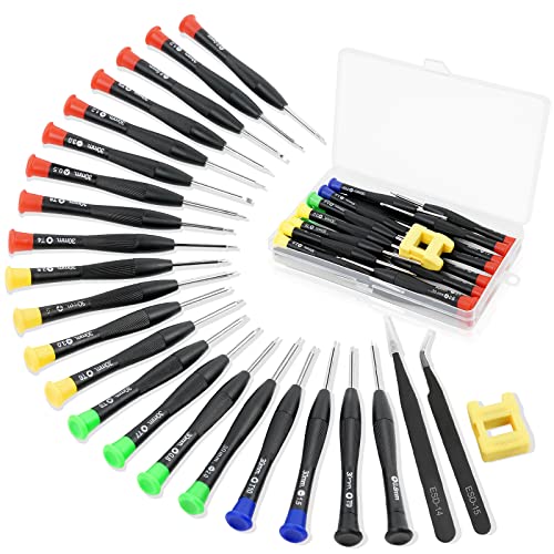 Ainiv Mini Precision Screwdriver Set, 24PCS Small Magnetic Screwdriver - color: 24 Pieces