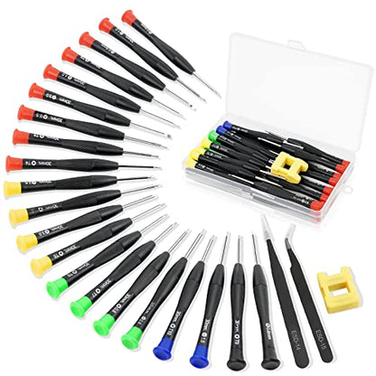 Ainiv Mini Precision Screwdriver Set, 24PCS Small Magnetic Screwdriver - color: 24 Pieces