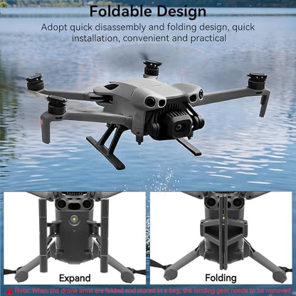 Mini 5 Pro Landing Gear - Foldable Landing Legs Quick Release Height Extension Kit for DJI Mini 5 Pro Drone Accessories
