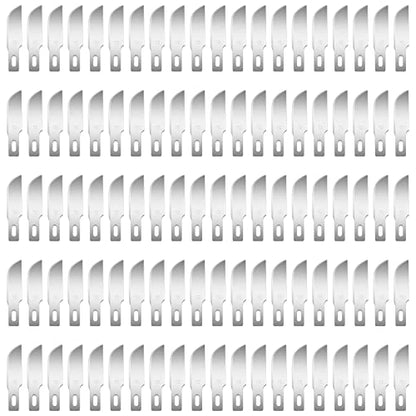 JETMORE 100 Pack Exacto Blades #10, Craft Knife Blades with Storage Box - size: #10