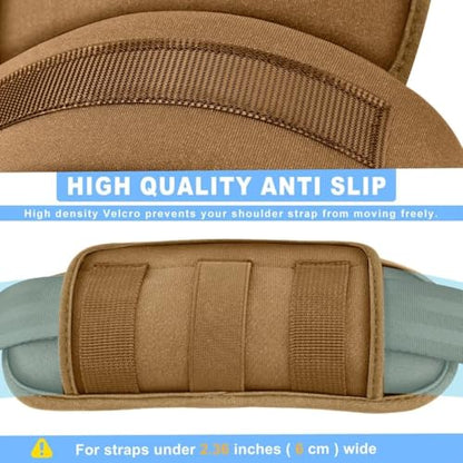 ZINMARK Professional Tactical Vest Shoulder Pad,Backpack Cushion,Khaki - color: Khaki