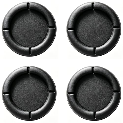 4PCS Thumb Grip Joystick Cover Black Analog Thumb Stick Cap Silicone Repair Parts for Game Console - color: Black-4