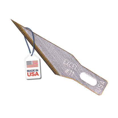 Excel Blades #11 Titanium Nitride Hobby Blades, 50-Pack, Carbon Steel