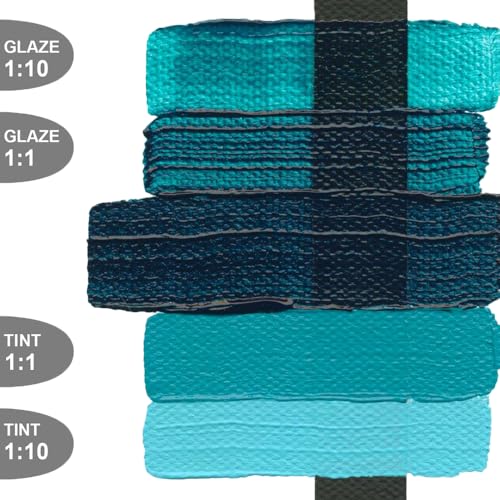 GOLDEN Heavy Body Acrylics, Turquoise (Phthalo), 5 fl. oz. Tube