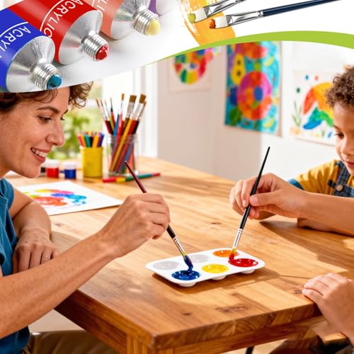 100 PCS White Plastic Watercolor Palette, 6 Well Rectangular Paint Palettes, Paint Tray Palettes, Paint Trays for Kids, for Painting, DIY Craft, Art Painting Class - style: rectangle100