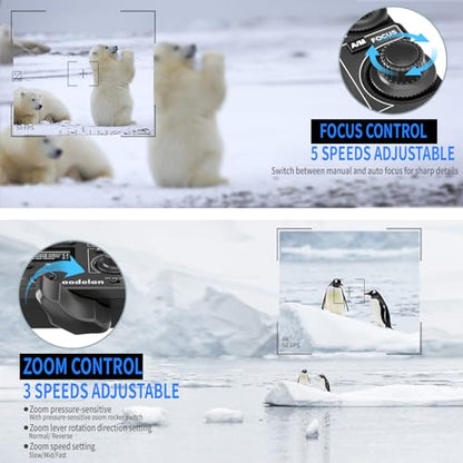 Wireless and Wired Remote Commander, LANC Camera Zoom Controller for Sony - style: for Sony Wireless and Wired Remote Commander