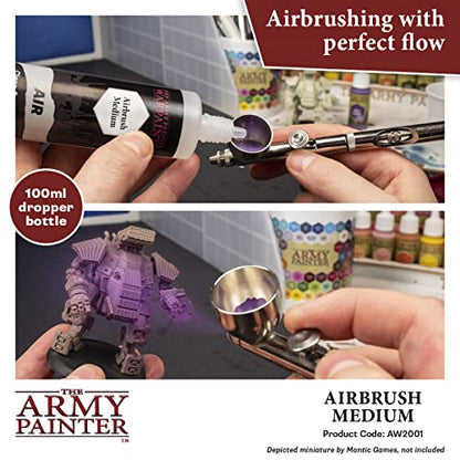 The Army Painter, Airbrush Medium, 100 ml dropper bottle