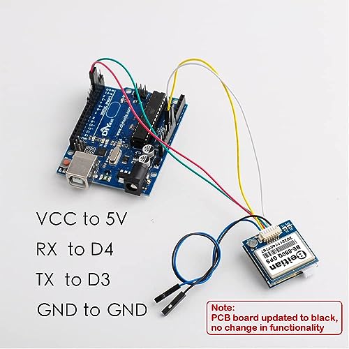 BE-880Q GPS Module with Flash QMC5883L Compass GPS Antenna TTL Level 38400bps for Arduino Raspberry Pi Aircraft Pixhawk APM Flight Controller - color: BE-880Q