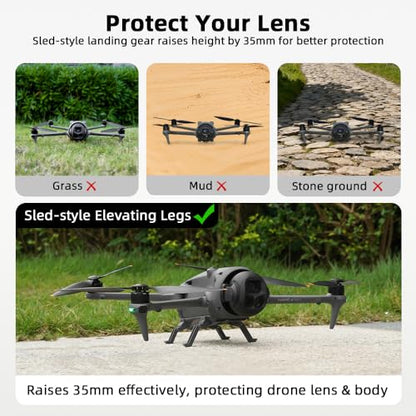 BTG Landing Gear for DJI Mavic 4 Pro Drone Accessories Landing Skid Legs Extensions