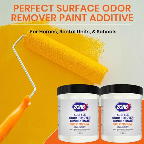 ZORBX 3 Oz Concentrate Surface Odor Remover Paint Additive (Pack of 2) - size: 2 Jars