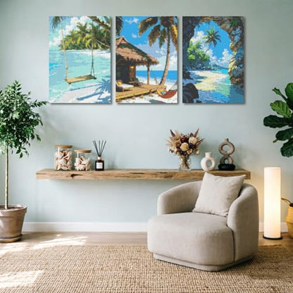 DOTSOPS 5D Beach Diamond Painting Kits for Adults Round Diamond Art Kits - color: Beach 2