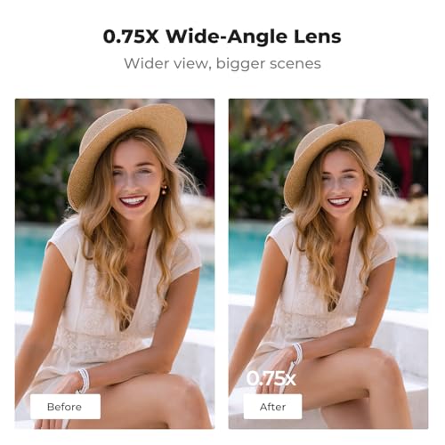 K&F CONCEPT Magnetic Wide Angle Lens & 1/4 Black Diffusion Filter Set - style: Wide Angle & 1/4 Black Diffusion