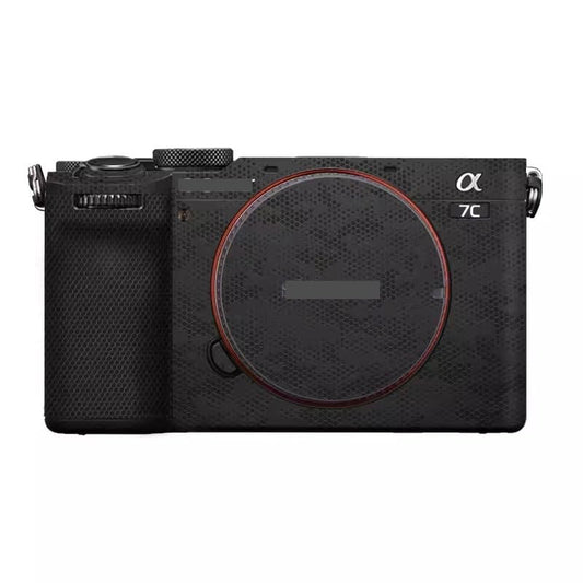 Camera Skin Wrap A7C2 Anti-Scratch Sticker Coat Vinly Protective Film Body Protector Decals Cover for Sony A7CR A7C II (Mamba Black) - color: Mamba Black