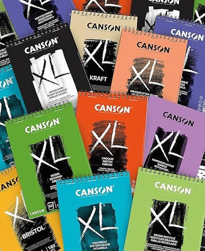 CANSON XL Watercolour 300gsm A5 Paper CP 20 White Sheets - size: A5