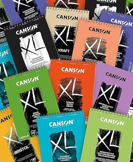 CANSON XL Watercolour 300gsm A3 Paper CP 30 White Sheets - size: A3