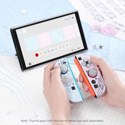 GeekShare Protective Shell Compatible with Switch 2 (Music Notes) - color: Music Notes