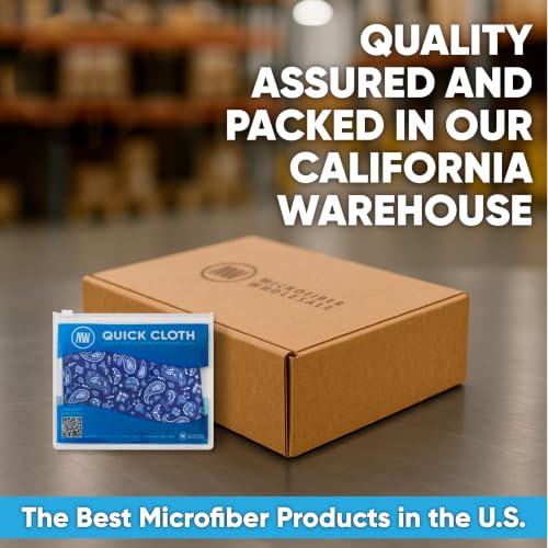 Microfiber Wholesale Quick Cloth Glasses Cleaning Cloths 5x7 Paisley Blue - color: Blue Paisley, size: 5"x7"
