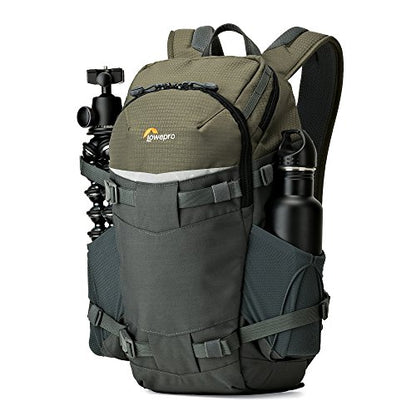 Lowepro LP37014-PWW, Flipside Trek BP 250 AW Backpack for Camera with ActiveZone Suspension System, Tablet Compartment, Grey/Dark Green - size: BP 250