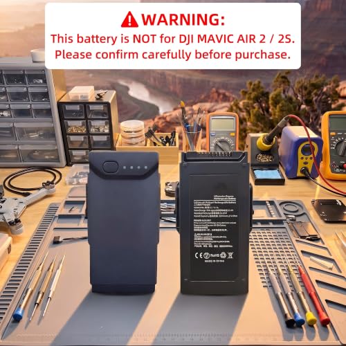 2 Pack Mavic Air Battery, 2375mAh Flight Batteries Compatible with DJI Mavic Air Drone Battery, 21 minutes flight Time